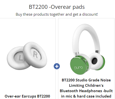 Over-ear Earcups to fit BT2200s & BT2200Plus