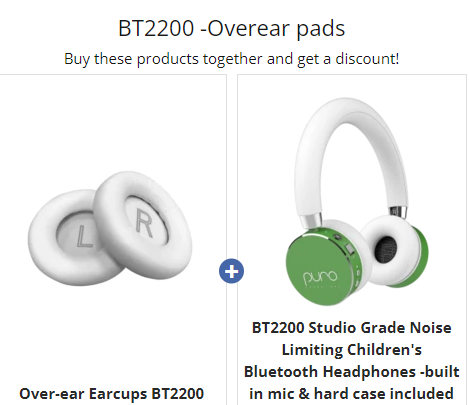 Over-ear Earcups to fit BT2200s &BT2200Plus